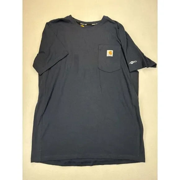 Carhartt Men's Workwear Pocket T-shirt - Navy, SIZE XL. NWT/ MRSP $25 - Picture 2 of 4